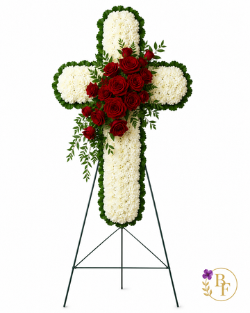 Loving Cross Arrangement