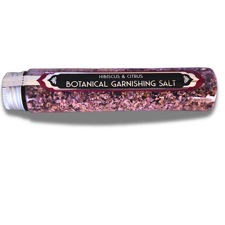 Floral Elixir Co. Hibiscus & Citrus Botanical Garnishing Salt
