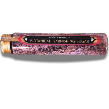 Floral Elixir Co. Rose & Hibiscus Botanical Garnishing Sugar