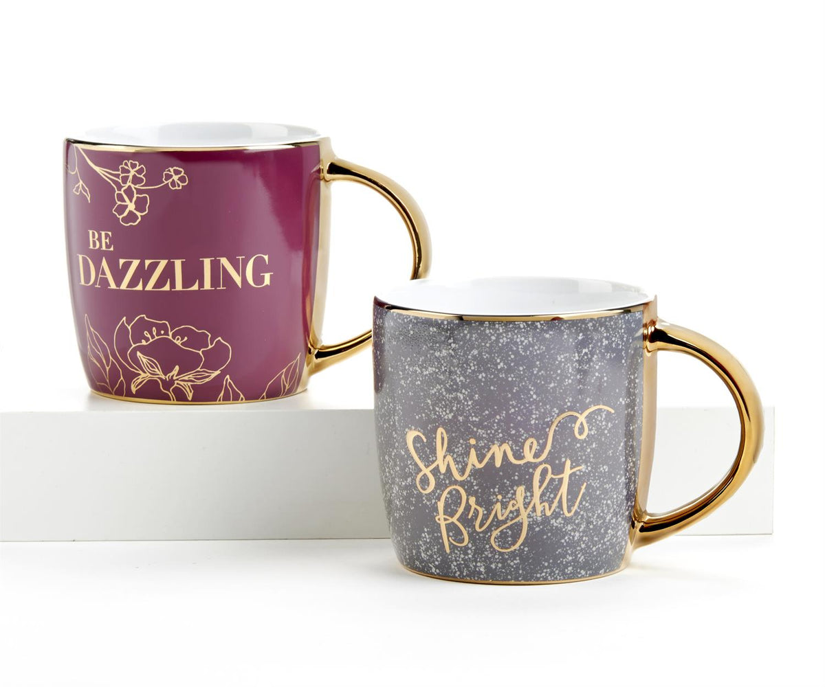 Jumbo Mug w/Sentiment, 2 Asst.