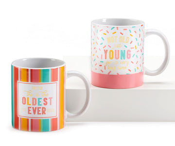 Birthday Mug, 2 Asst.