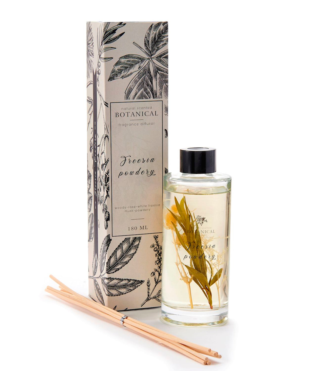 Freesia Powdery Scented Reed Diffuser w/Gift Box