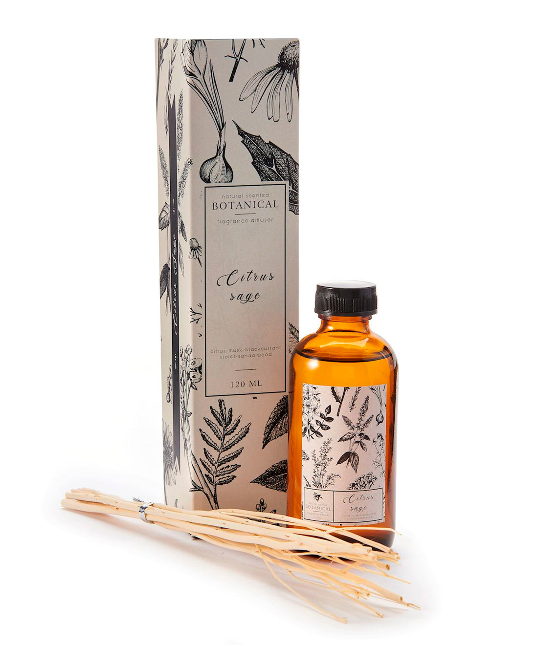 Citrus Sage Reed Diffuser w/Gift Box