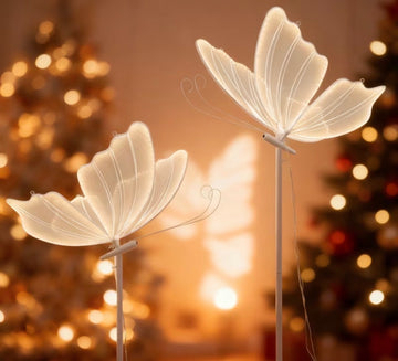 LED Butterfly Floor Lamp –  Chandelier Decor (Set of 2)