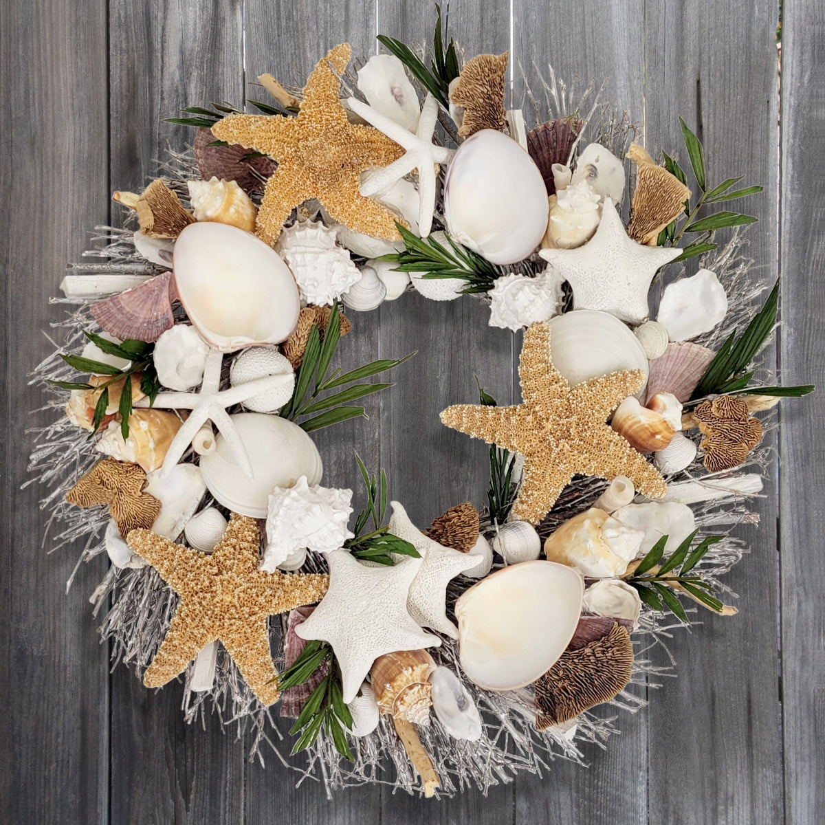Palm Beach Seashell Wreath – view 2