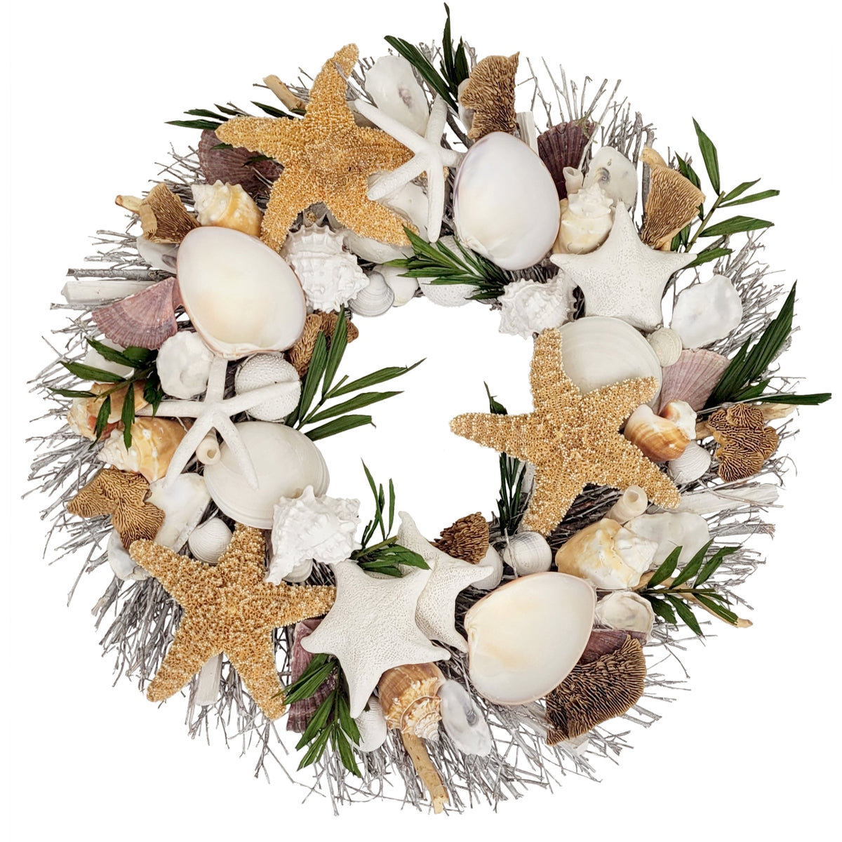 Palm Beach Seashell Wreath – view 3